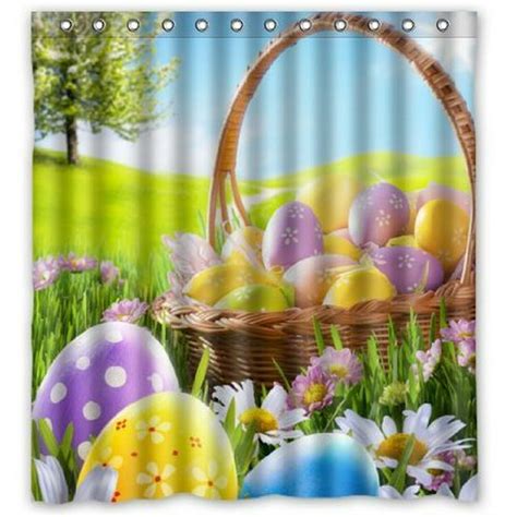 "Caroline" Bejeweld Resin <strong>Shower Curtain Hooks</strong> in Clear by Carnation Home Fashions (20) $25. . Easter shower curtain hooks